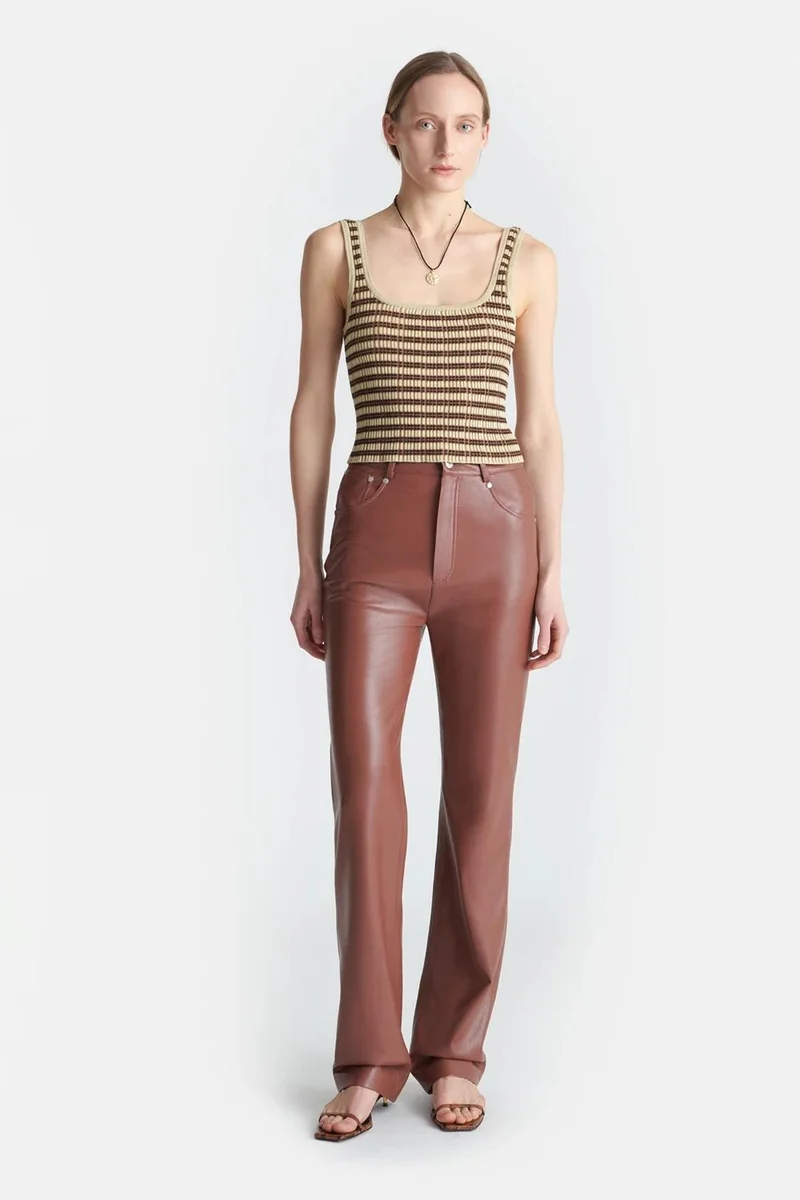 Nanushka Oversized Cotton Trousers