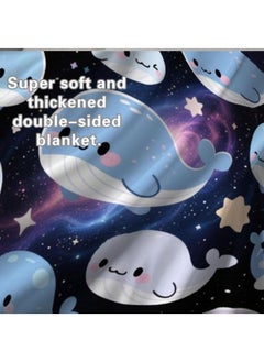 General Baby and children's cartoon flannel thin blanket (warm and comfortable, suitable for sleep, games) 70cm*100cm - 345  - Image 4