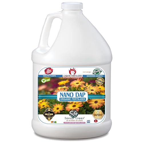 Sansar Green® Nano DAP Organic Liquid Fertilizer for overall Growth of Plants. (1000 ml) - Image 1