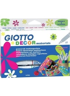 Decor Materials Fabric Pen Set of 6 (453300)