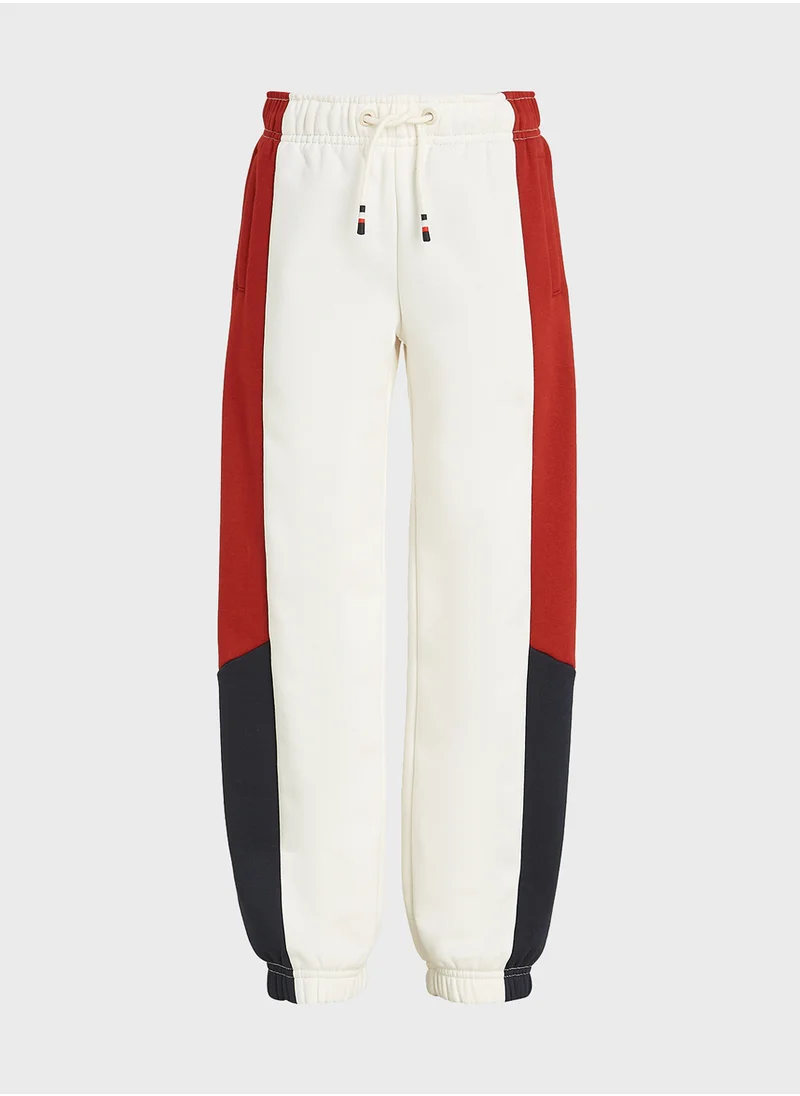 TOMMY HILFIGER COLORBLOCK FLEECE SWEATPANTS