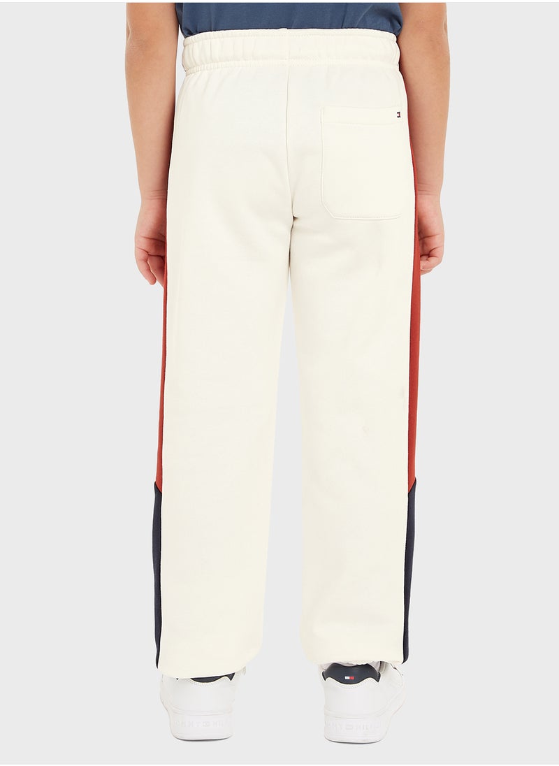 TOMMY HILFIGER COLORBLOCK FLEECE SWEATPANTS  - Image 2