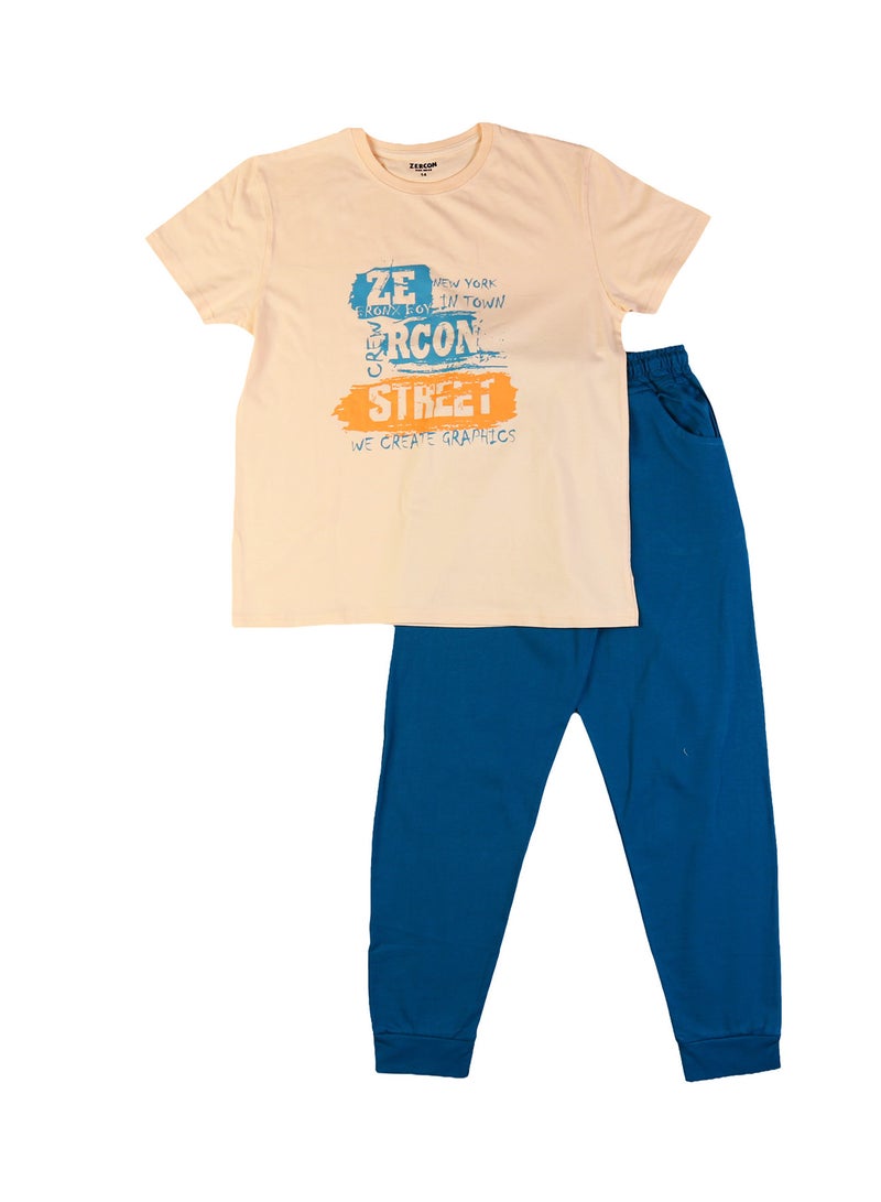 Zercon Summer Pajama Set for Boys 9070 - Image 1