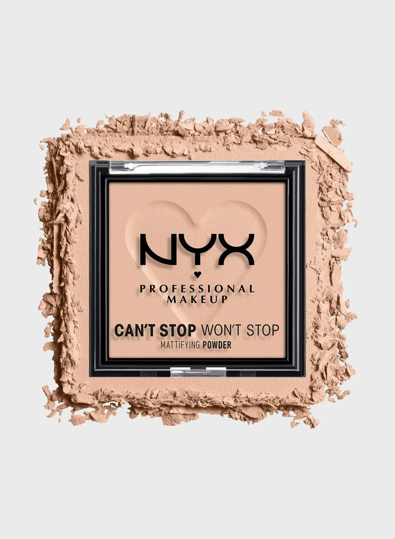 NYX PROFESSIONAL MAKEUP Can't Stop Won't Stop Mattifying Powder Medium