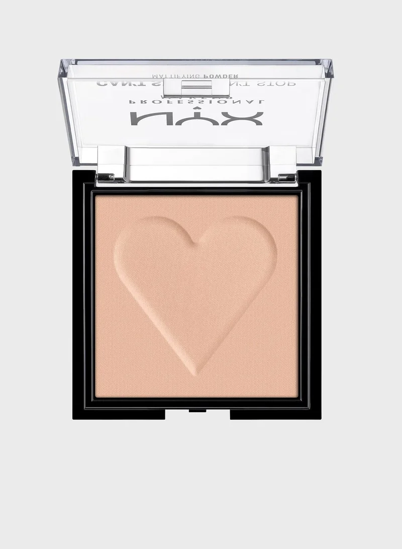 NYX PROFESSIONAL MAKEUP Can't Stop Won't Stop Mattifying Powder Medium