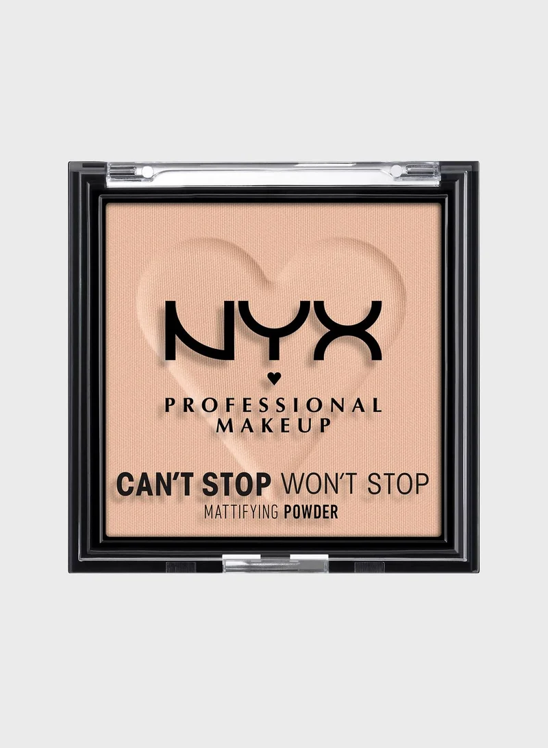 NYX PROFESSIONAL MAKEUP Can't Stop Won't Stop Mattifying Powder Medium