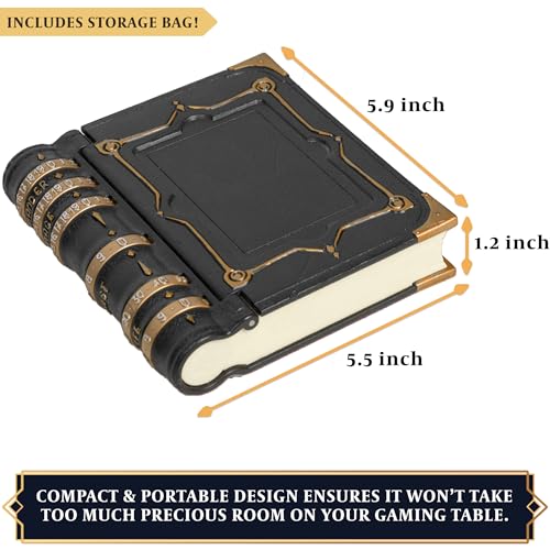 lynx MTG Commander EDH Command ZoneTray for Magic The Gathering with Damage Cast  Life Counters Storage for Dice  Card Tokens Inside This is Not A Commander Deck Box  MTG Accessories Gift Black - Image 5