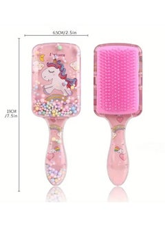 Cartoon Detangling Hair Brush - Transparent Scalp Massage Comb Bubble Plastic Handle Hair Comb - pzsku/ZBE80544F462DD5DA9628Z/45/_/1740910254/c9571bbe-67d0-4fb9-8d19-e3471f9c470c