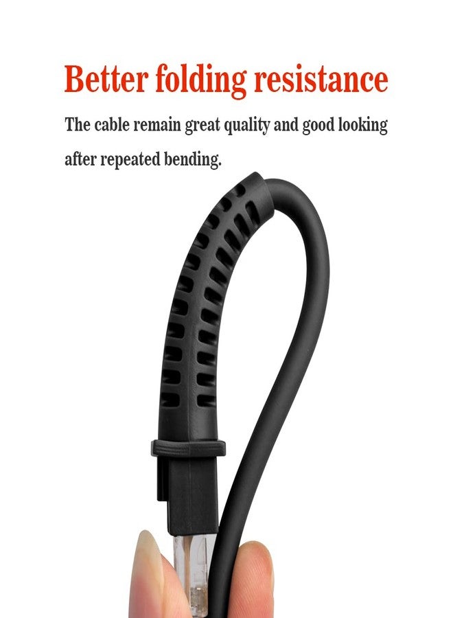 VOTTAN 5 Meters USB Port Coiled Cable Compatible with Datalogic QD/GD Series Barcode Scanner QD2100 QD2300 GD4300 GD4130 (5M / 16FT Coiled USB Port) - Image 2
