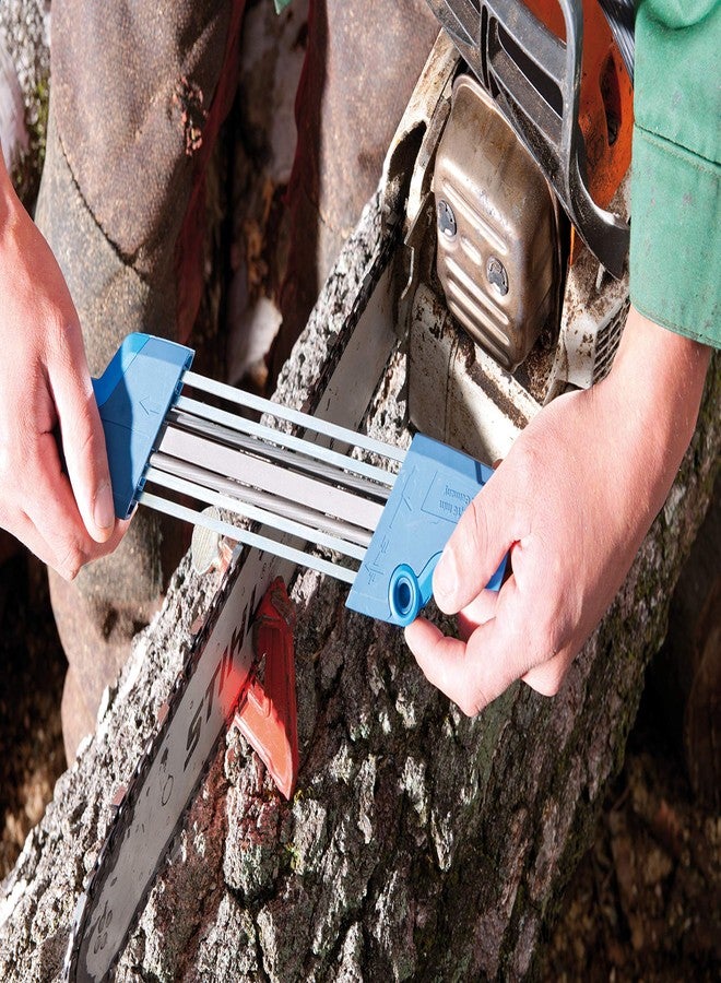 PFERD Replacement Depth Gauge File for the CHAINSHARP CS-X Chain Saw Sharpener, 1 pc. | 8 inch, second cut | 17310 - rectangular file with two cut sides - Image 3