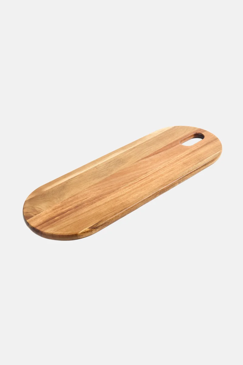 Muy Mucho Acacia Wood Serving Board, Tan