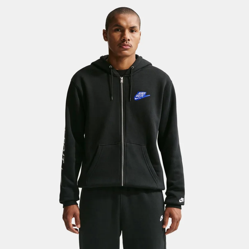Men's Sportswear Club Full-Zip Fleece Hoodie