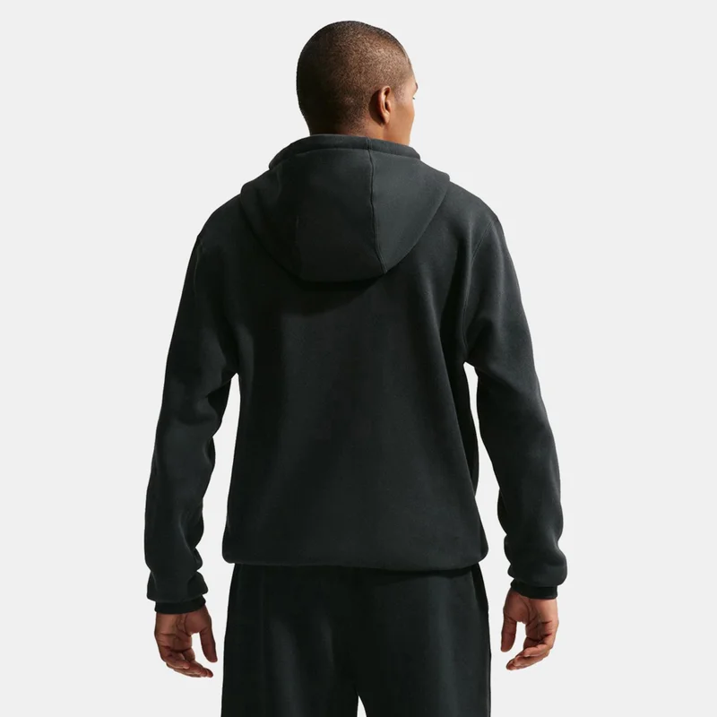 Nike Black Men's Sportswear Club Full-Zip Fleece Hoodie for Men | Best Price UAE