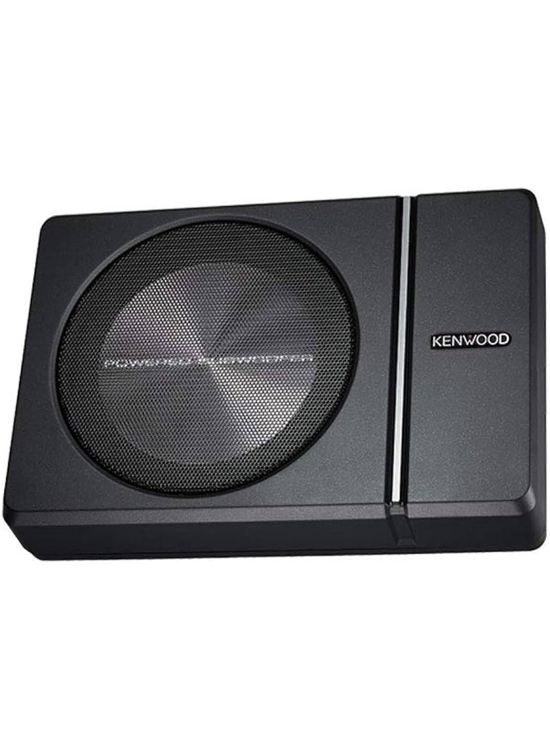 KENWOOD Kenwood KSC-PSW8 250W Max (150W RMS) Single 8" Under Seat Powered Subwoofer Enclosure W/Remote Control  - Image 1