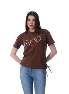 Women's short-sleeved printed T-shirt