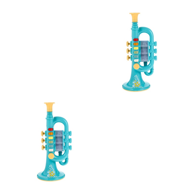 2 Sets Children Trumpet Toy Kids Music Enlightenment Wind Instrument Toy - Image 1