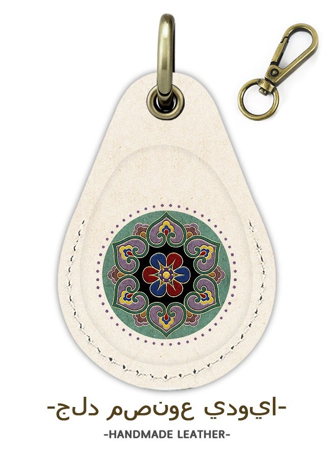 Beyond Leather Case for AirTag, AirTag Protective Case Cover with Keychain Ring, AirTag Holder  - Image 1