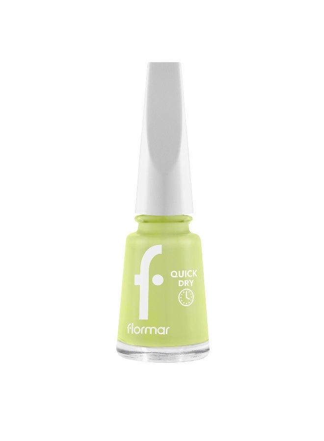 flormar Quick Dry Nail Enamel - 43 Green First 43 Green First - Image 1