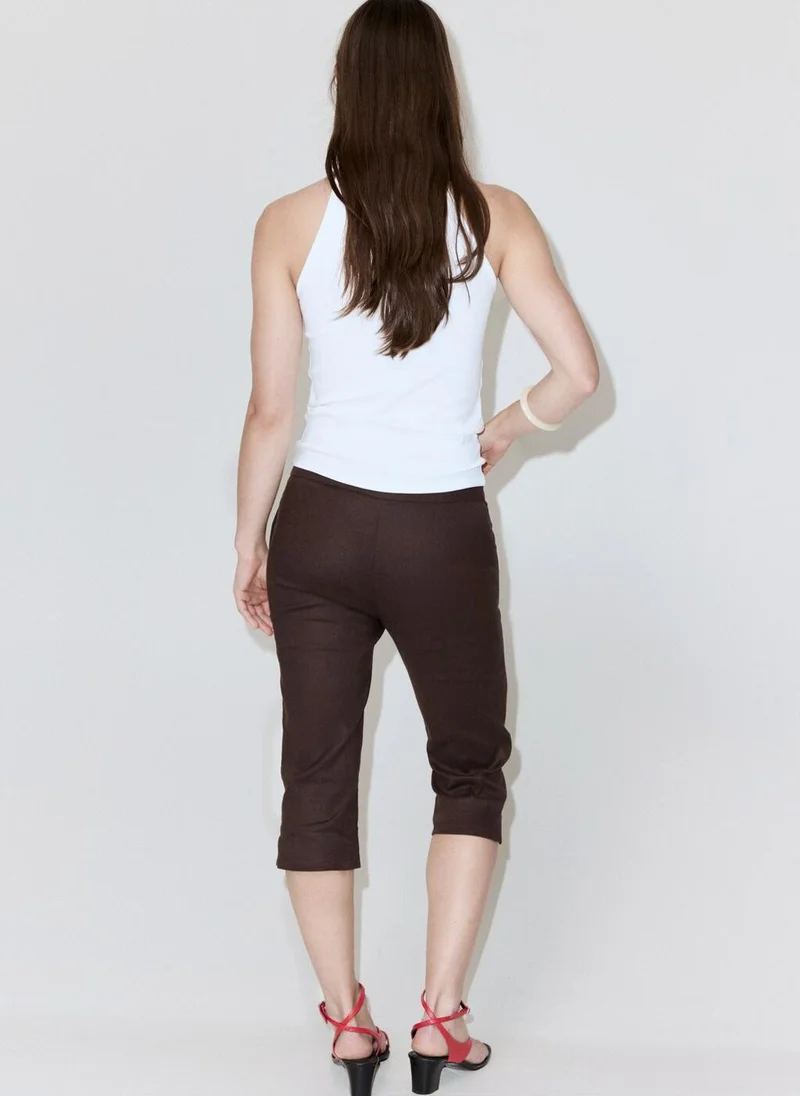 Mango Halter Cotton Top