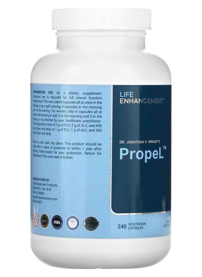 Life Enhancement PropeL 240 Vegetarian Capsules  - Image 2
