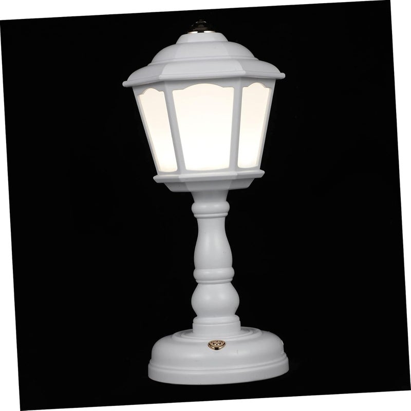 White Retro USB Charging Table Lamp Dimmable Night Light For Bedroom Vintage Decor - Image 1