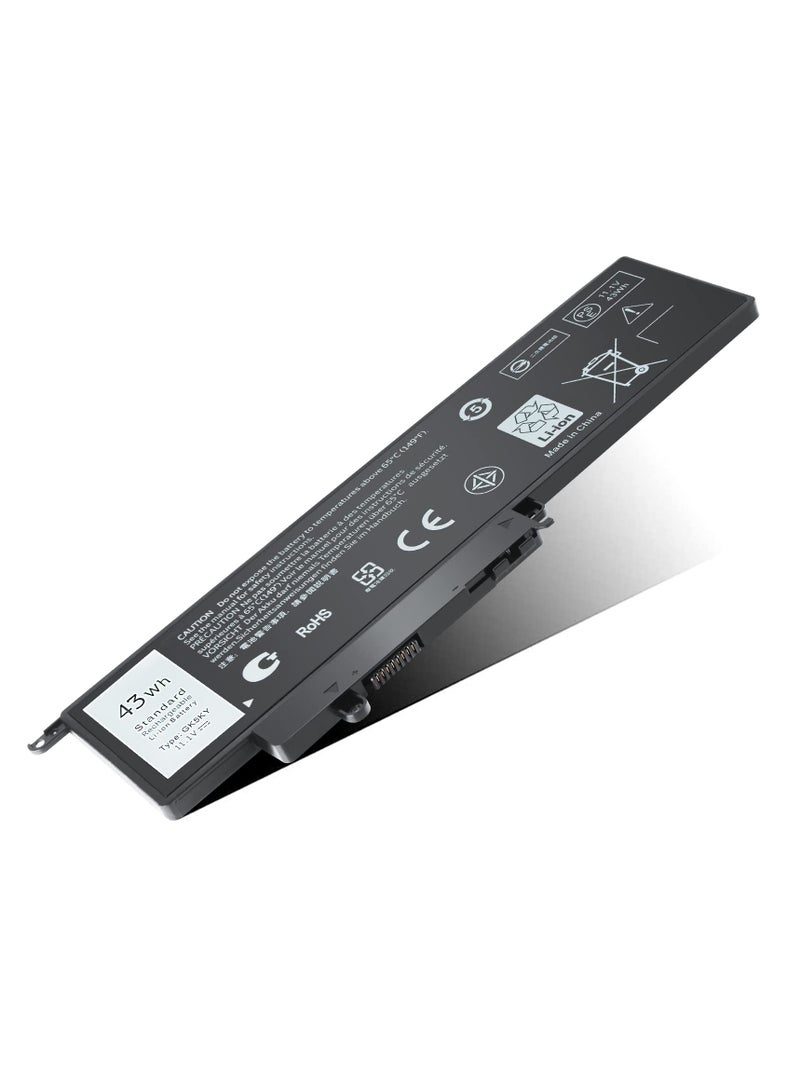 GK5KY Laptop Battery Replacement for Inspiron 11 3000 3147 3148 3152 13 7000 7353 7352 7347 7348 7359 7558 7568 Series; GK5KY 04K8YH 092NCT 92NCT 4K8YH P20T - Image 2