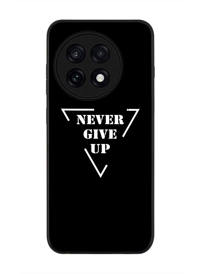 Stylizedd For OnePlus 13R / Ace 5 Pro Case,Slim fit Camera Protection, Shockproof Thin Phone cover  - Never give up
