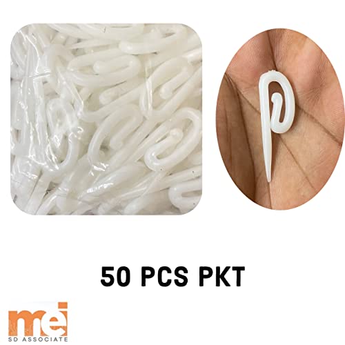MEI Plastic Fish Hooks for Curtain Track/Channel (50 Piece) - Image 3
