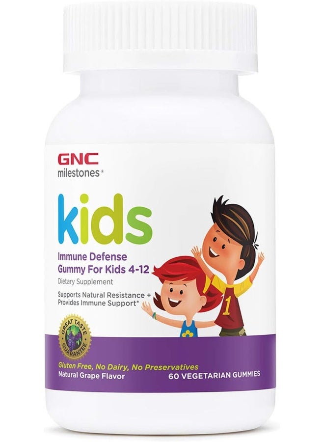 GNC Milestones Kids Immune Defense Gummy - Grape - Image 1
