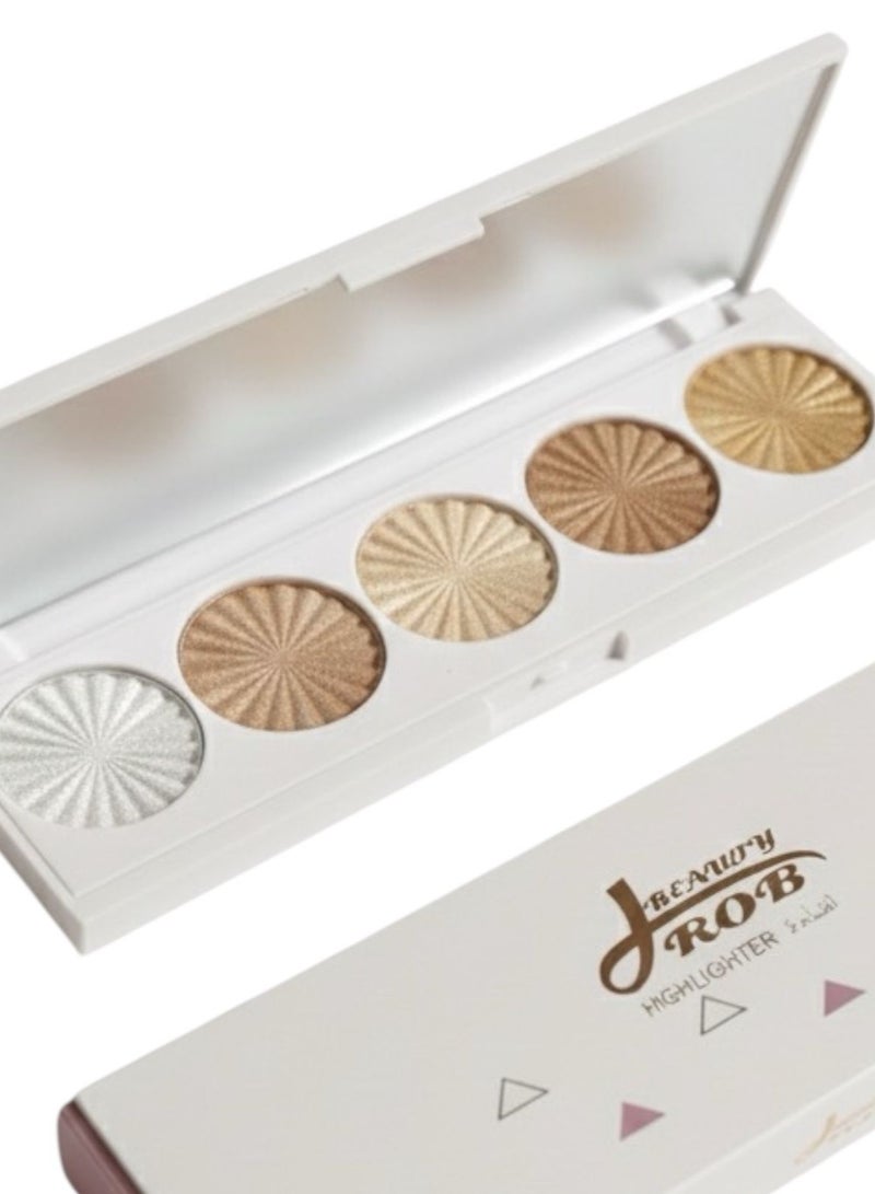 دروب بيوتي أظاءة هايلايتر من 5 ألوان