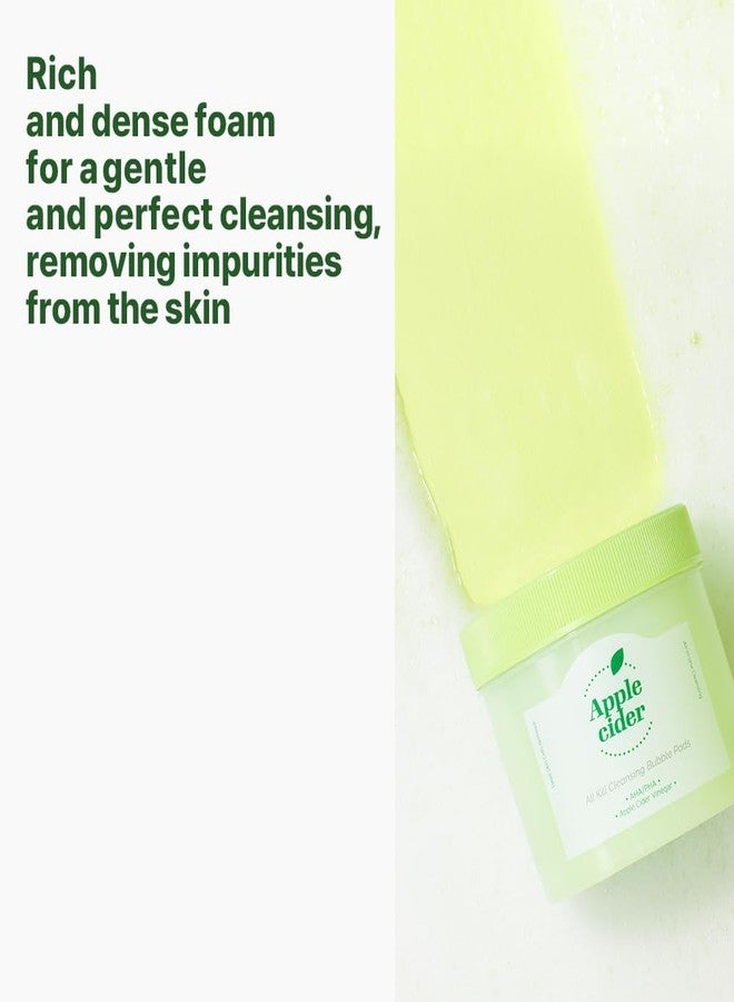 Ariul Apple Cider All Kill Cleansing Bubble Pads - Effective Pore Cleansing & Hydrating, 2-Step Dual Pads for Makeup Removal & Exfoliation, Korean Skin Care, 60 Counts, 150ml / 5.07 fl. oz - Image 4