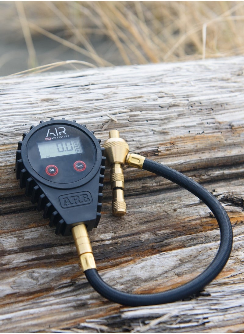 ARB - ARB E-Z Digital Tire Deflator and Pressure Gauge with Blue Backlit Display & Pouch - ARB510 - Image 1