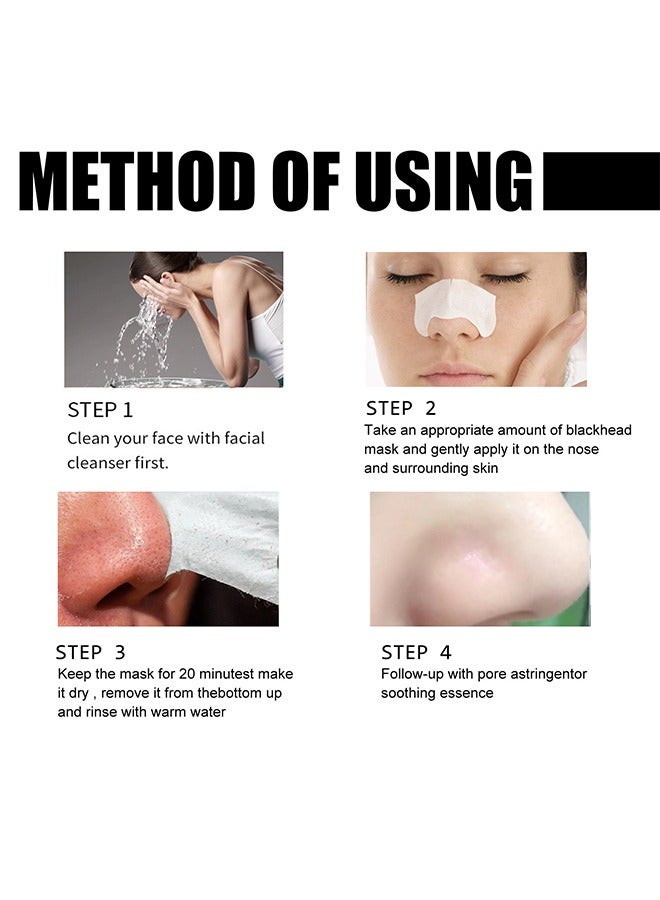 EELHOE 60 pcs Nose Plants Pore Strips, Deep Cleaning And Shrink Pores, Absore Grease, Remove Blackheads Nose Patch 30g - Image 5