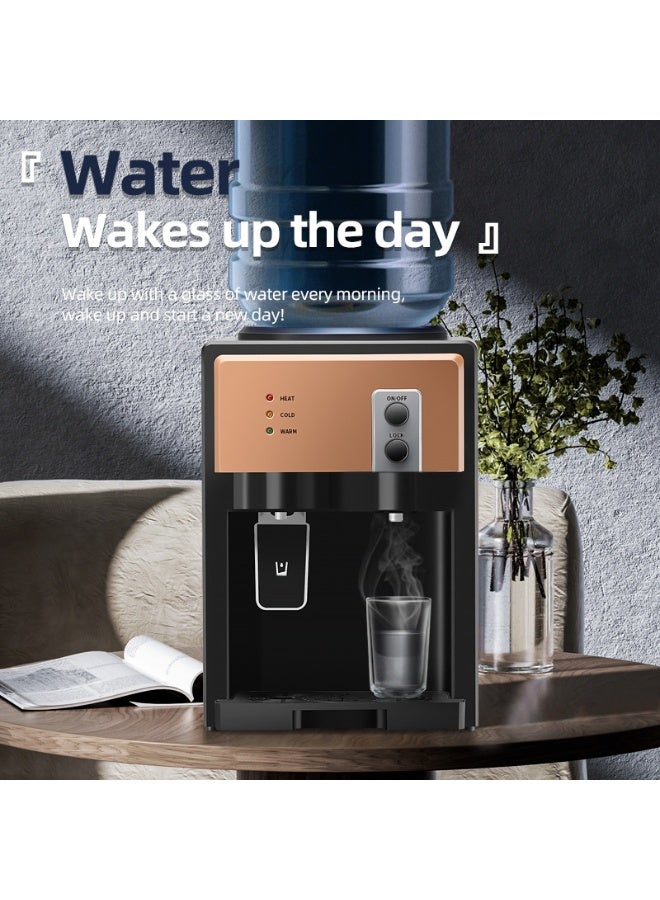 M.A&F's Table-top Water Dispenser, Hot/Cold Function, Top Loading Water Dispenser for 1.2 to 5 Gallon Bottles, 3 Adjustable Temperature, for Home, Kitchen, Office, Dorm Bedside Use - Image 3