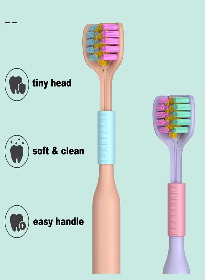 KnocKconK Three Sided Dog Toothbrush Kit, 2 Size Toothbrush for Adult Puppy with Small Soft Head, Pet Teeth Deep Clean Dense Brush, Small Dog Tooth Cleaning - Image 5
