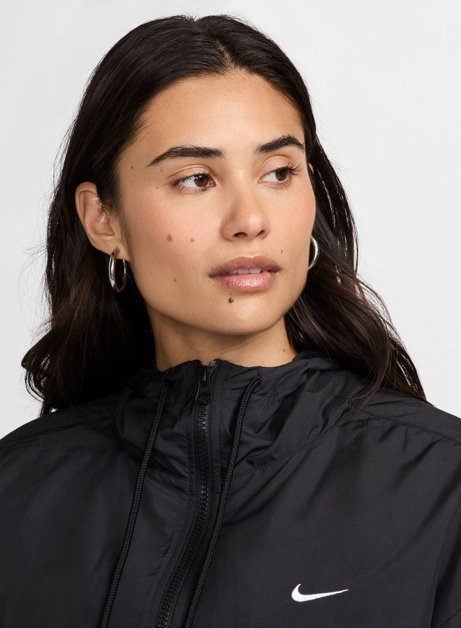 Nike Women’S Nike Essential Uv Woven Hooded Jacket - Image 3
