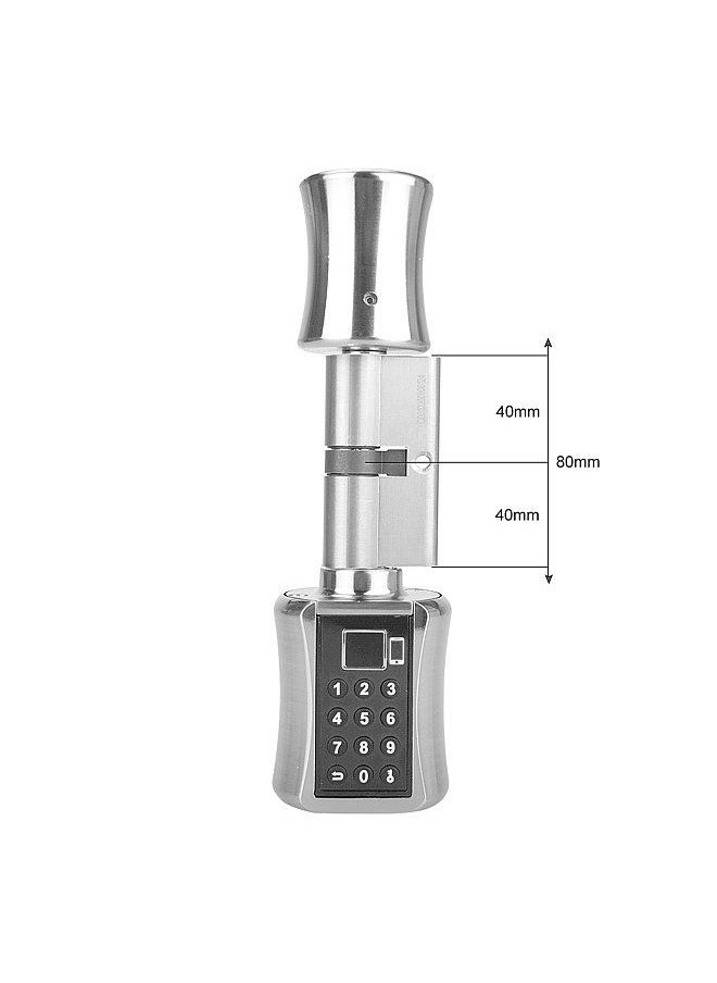 Generic - Smart Cylinder Lock With Tuya APP Keyless Electronic Fingerprint Door Lock BT Digital Password Lock Code Anti-theft Security Door Lock Core with Key Electric Lock - Image 1