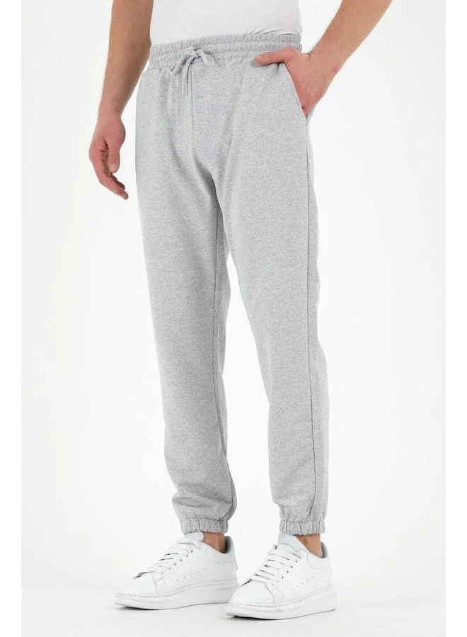 mmetalic Black and Gray 2-Pack Men's Sweatpants with Tags, Back and Side Pockets, Regular Fit Elastic Hem