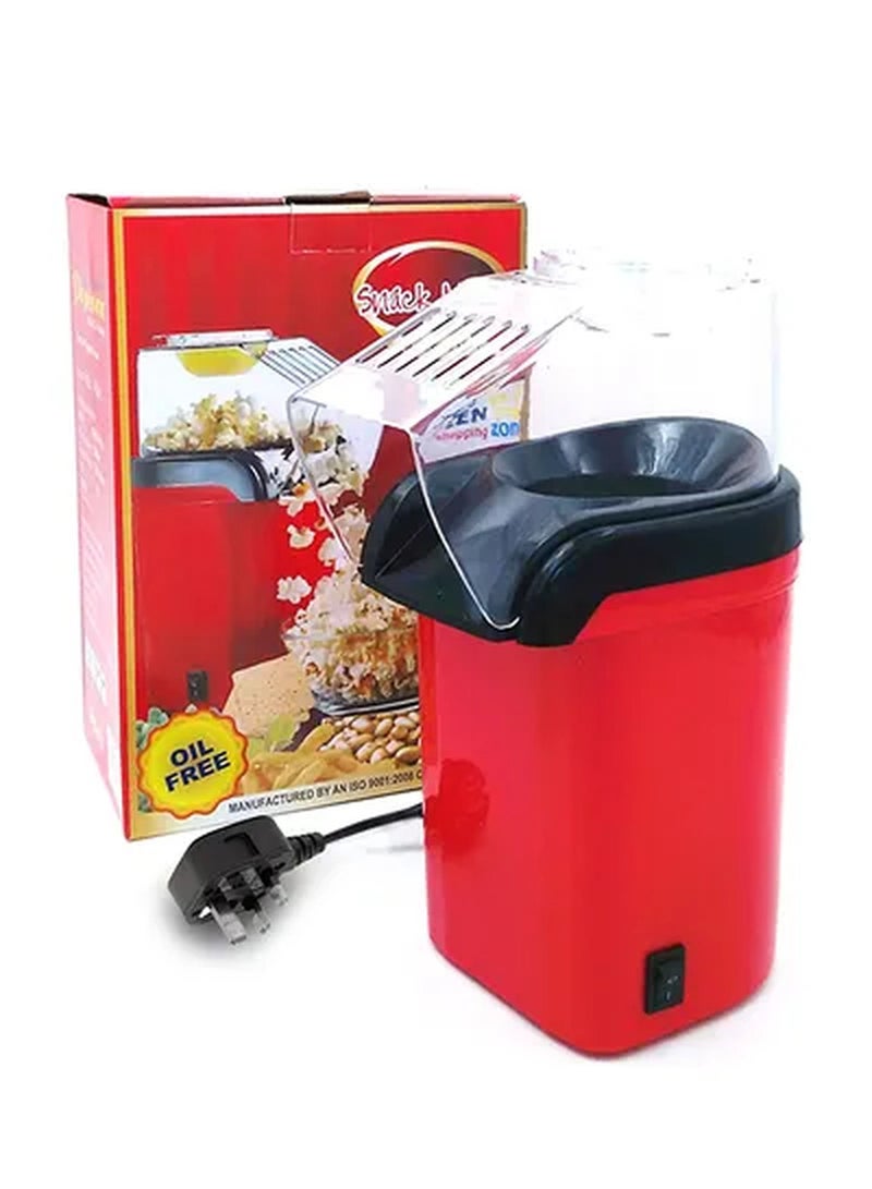 Rabos Electric Popcorn Machine 1200 W XX-37538R-UK Red/Black/Clear - Image 5