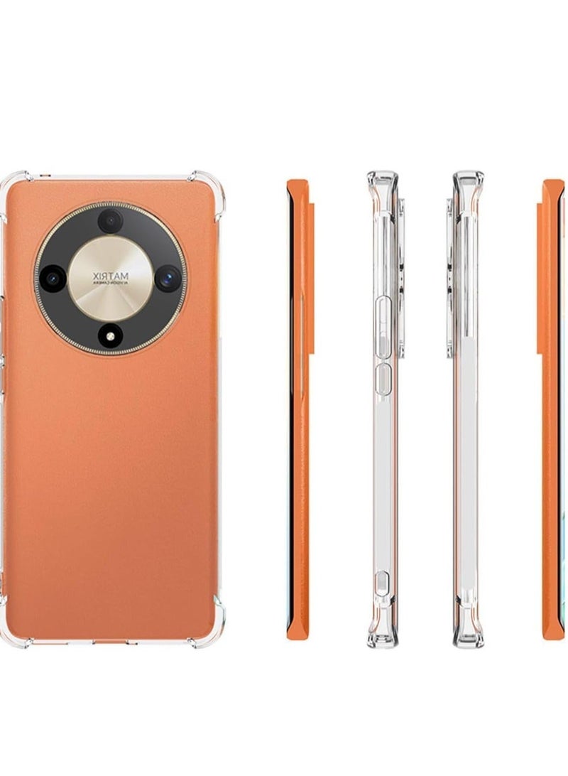 MUNTAQI "Honor X9b 5G Clear Protective Case & Screen Protector Set - Slim, Scratch-Resistant Cover with Tempered Glass and Four-Corner Airbags" - Image 2
