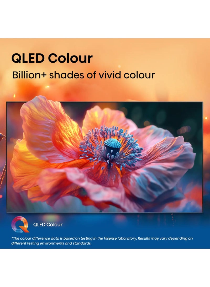 Hisense 85-Inch Q6QS QLED 4K 60Hz Smart TV for Entertainment & Gaming | Hisense QLED VIDAA Smart TV, HDMI, USB, Wifi, BT, QLED Colors, HDR10+, Dolby Vision & Atmos, Game Mode Plus 60Hz, VRR, AI 4K Upscaler & Voice Control | 2025 Model QLED TV 85Q6QS Black - Image 4
