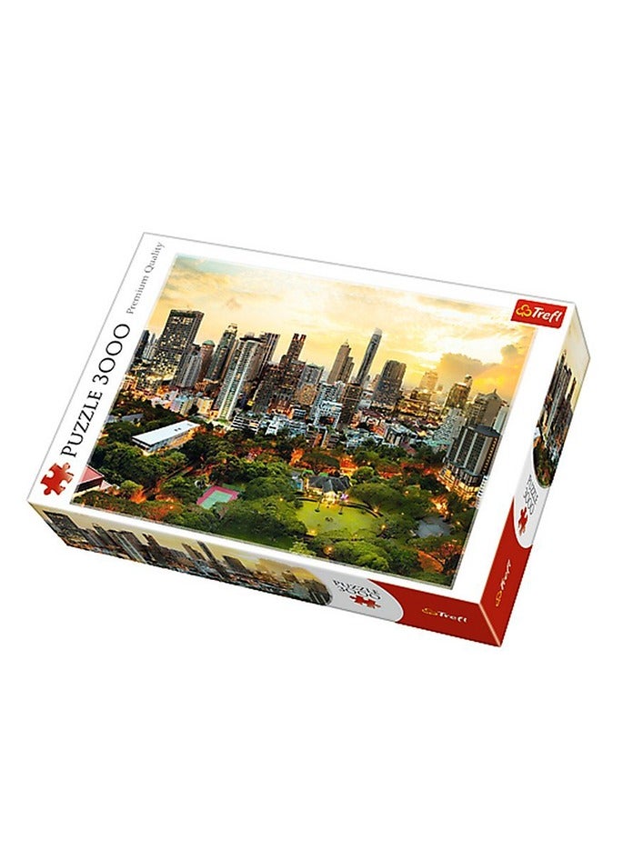 تريفل بازل مدينة بانكوك عند غروب الشمس