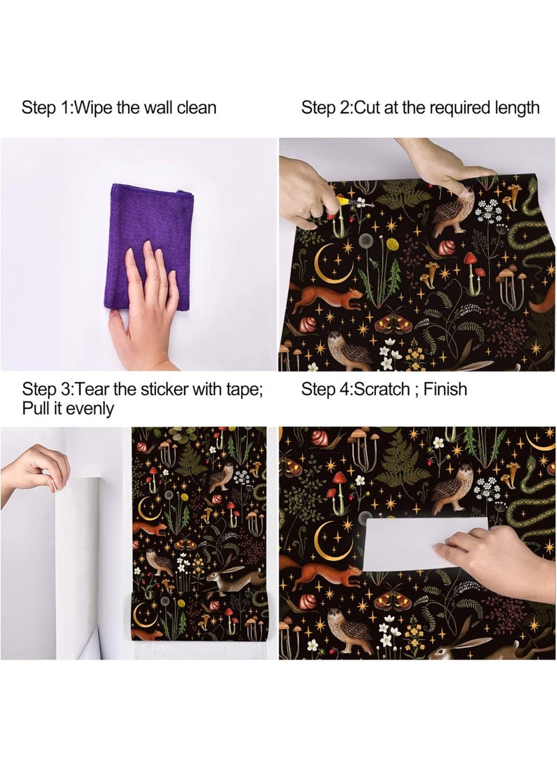 [ بفك ] 40cm * 5M ورق الحائط ، التصميم الإبداعي ، لون نمط خلفية ذاتية اللصق ، تنطبق على مجموعة متنوعة من ديكور المنزل - Image 2