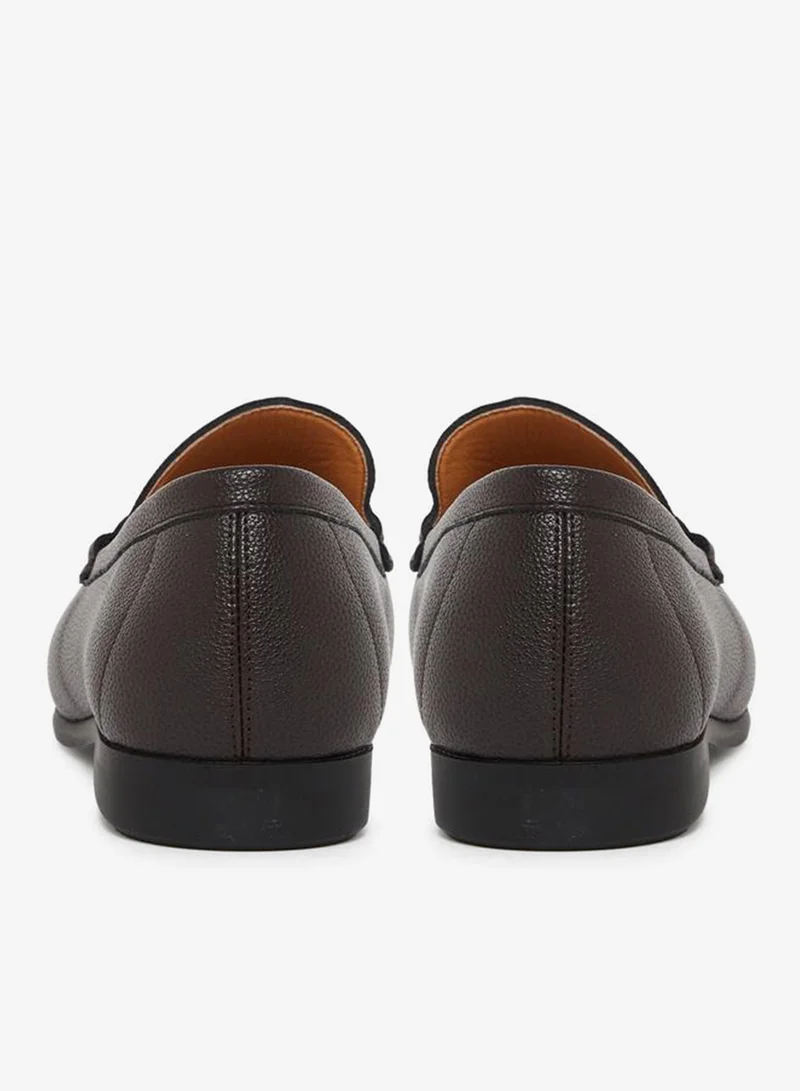 Styli brown Classic Slip-On Loafers for Men | Best Price UAE