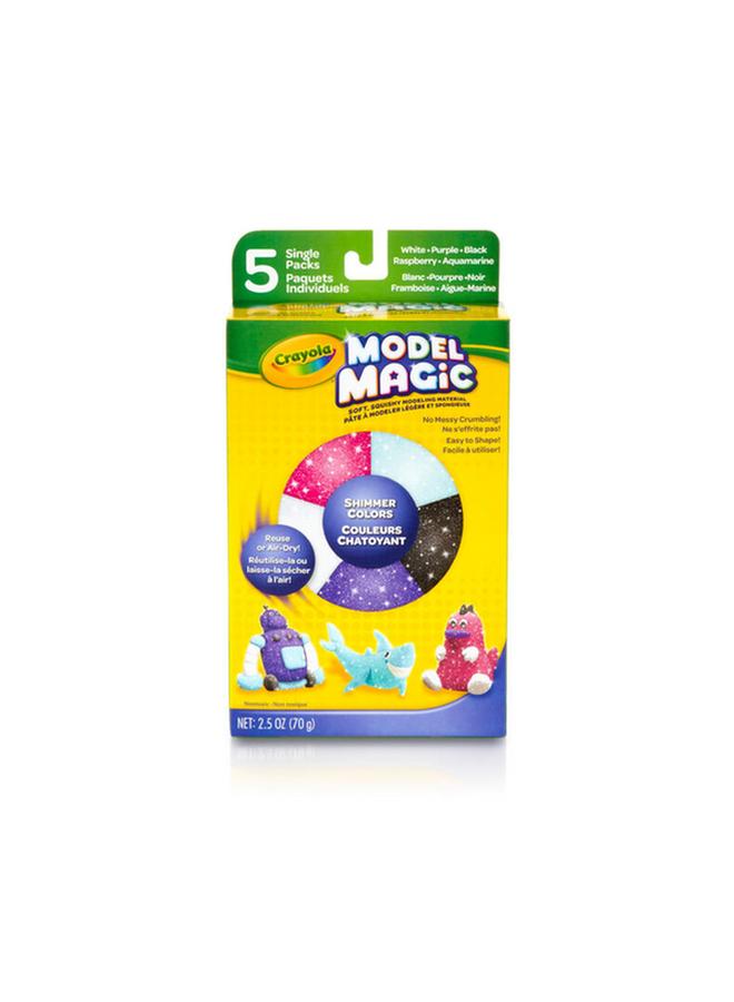 Crayola 5-Piece Model Magic Shimmer Clay Set Assorted Color CRA232229A001 - Image 1