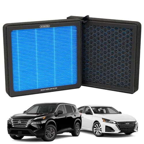 ZEZUT Cabin Air Filter CF12552 Fits Nissan Rogue 2022-2025, Altima 2019-2025, Sentra 2020-2025, Pathfinder 2022-2025, Infiniti QX60 2022-2023, QX50 2019-2025, QX55 2022-2025, Activated Carbon Beads - Image 1
