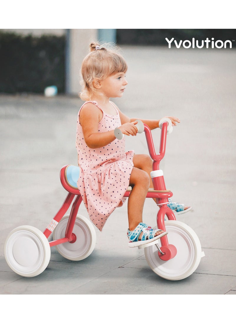 Yvolution Velo Trike Classic Red  - Image 3