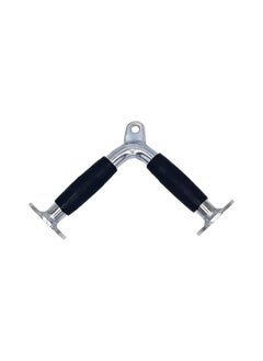 Pull Down Bar,V-Shaped Rotating Straight Press Down Bar,Tricep Rope,Strength Training Double D/Single D Row Handle Cable Attachment for Weight Workout,Cable Machine Accessories(V Bar)