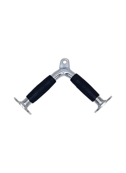 Pull Down Bar,V-Shaped Rotating Straight Press Down Bar,Tricep Rope,Strength Training Double D/Single D Row Handle Cable Attachment for Weight Workout,Cable Machine Accessories(V Bar)