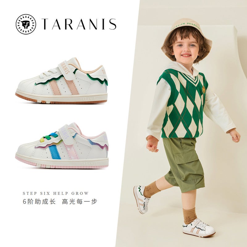 Tyrannis Baby Shoes With Toe Protection, Anti-Kick Toddler Shoes, Non-Slip Soft Sole Sneakers For Boys And Girls - Image 3